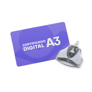 Certificado Digital e-CPF - A3 - Cartão e leitora, 24 meses